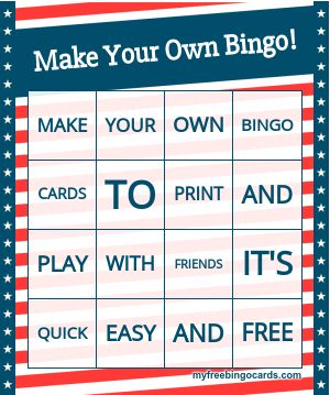 Downloadable Bingo Cards
